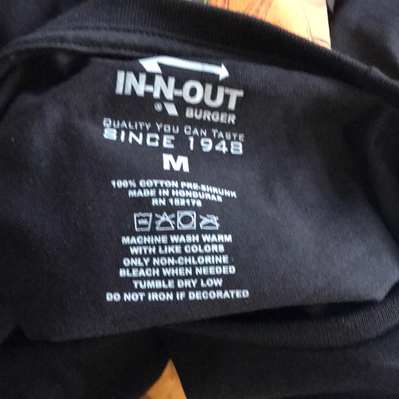 IN-N-OUT BURGER ANNIVERSARY GRAPHIC TEE NWOT - Picture 7 of 8